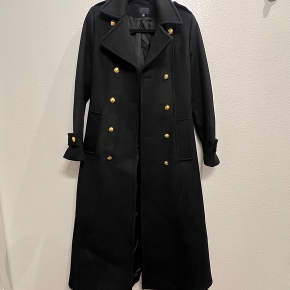 Nili Lotan Gaston Double Breasted Wool Felt Coat - Picture 4 of 13